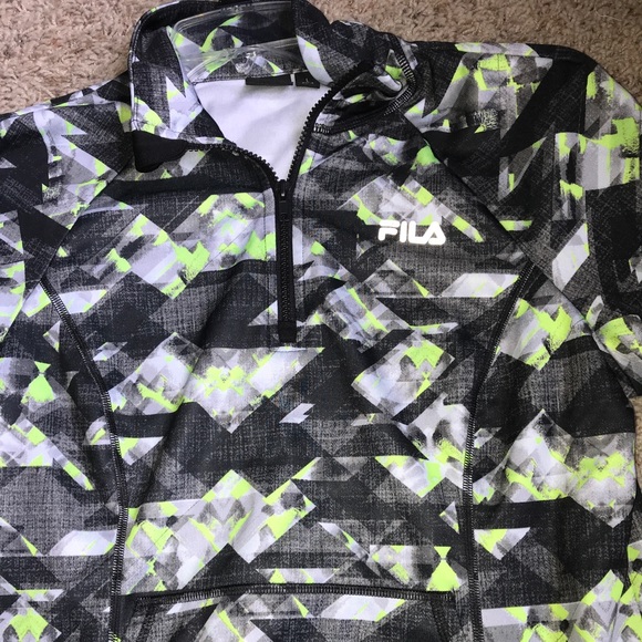 Quarter zip Fila pullover - Picture 3 of 5